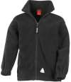 RS36B R36J/Y Result Kids/Youths Polartherm™ Fleece Jacket Black colour image